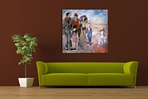 Obraz Picasso - Family of acrobats, Jugglers zs17962