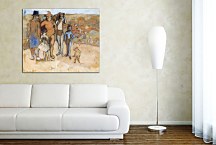 Obraz Picasso - Family of acrobats zs17963