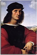 Rafael Santi obraz - Portrait of Agnolo Doni zs17974
