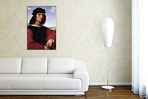 Rafael Santi obraz - Portrait of Agnolo Doni zs17974