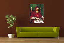 Portrait of Pope Julius II - Rafael Santi obraz zs17977