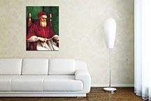 Portrait of Pope Julius II - Rafael Santi obraz zs17977