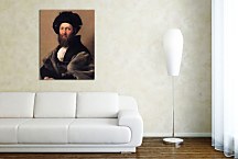 Portrait of Baldassare Castiglione Rafael Santi obraz zs17982