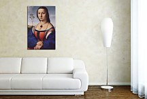 Portrait of Maddalena Doni - Rafael Santi obraz zs17988