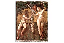 Rafael Santi obraz - Adam and Eve, from the 'Stanza della Segnatura' zs17989