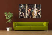 Rafael Santi reprodukcia  - The Healing of the Lame Man zs17994