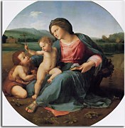 Rafael Santi reprodukcia  The Alba Madonna zs17996