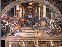 The Expulsion of Heliodorus from the Temple - Rafael Santi reprodukcia zs18001