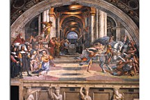 The Expulsion of Heliodorus from the Temple - Rafael Santi reprodukcia zs18001