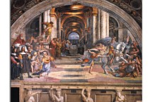 The Expulsion of Heliodorus from the Temple - Rafael Santi reprodukcia zs18001