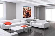 Rafael Santi reprodukcia - The Holy Family with a Lamb zs18005