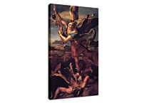 Rafael Santi reprodukcia - St. Michael Overwhelming the Demon zs18011