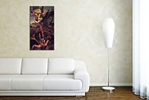 Rafael Santi reprodukcia - St. Michael Overwhelming the Demon zs18011
