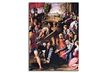 The Fall on the Road to Calvary - Rafael Santi reprodukcia  zs18013