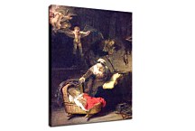 Rembrandt reprodukcia - The Holy Family with Saints Elizabeth and John zs18016