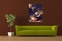 Rembrandt reprodukcia - The Holy Family with Saints Elizabeth and John zs18016