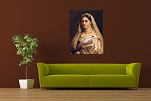 The Veiled Woman, or La Donna Velata - Rafael Santi reprodukcia zs18018