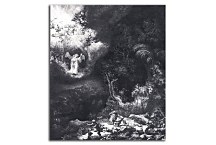 The angel appearing to the shepherds - Reprodukcia Rembrandt - zs18025