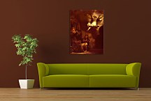 The Archangel Raphael Taking Leave of the Tobit Family - Reprodukcia Rembrandt - zs18034