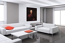 Man with a Magnifying Glass - Reprodukcia Rembrandt - zs18035