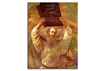 Moses Smashing the Tablets of the Law - Reprodukcia Rembrandt - zs18036