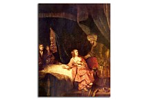 Joseph Accused by Potiphar's Wife - Reprodukcia Rembrandt - zs18042
