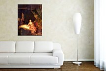 Joseph Accused by Potiphar's Wife - Reprodukcia Rembrandt - zs18042