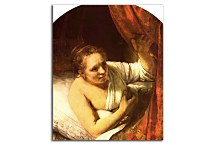 Reprodukcia Rembrandt - Woman in bed zs18046