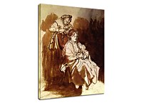 Obraz Rembrandt - A Portrait of a Young Woman zs18047