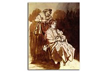 Obraz Rembrandt - A Portrait of a Young Woman zs18047