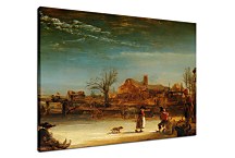 Rembrandt obraz - Winter Landscape zs18051