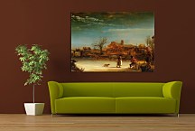 Rembrandt obraz - Winter Landscape zs18051