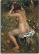 Reprodukcie Auguste Renoir - Bather is Styling zs18052