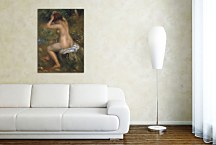 Reprodukcie Auguste Renoir - Bather is Styling zs18052