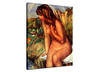 Bather seated on a rock Obraz zs18057