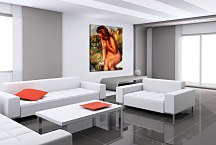 Bather seated on a rock Obraz zs18057