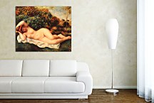 Reclining Nude Reprodukcia Renoir zs18058