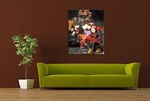 Mixed Flowers In An Earthenware Pot Reprodukcia Renoir zs18069