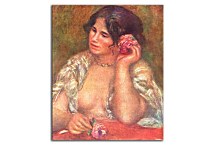 Gabrielle with a Rose Obraz  Renoir zs18070