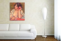 Gabrielle with a Rose Obraz  Renoir zs18070