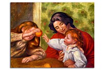 Gabrielle, Jean and a Little Girl Obraz  Renoir zs18071