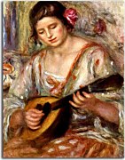 Girl with a mandolin Obraz  Renoir zs18075