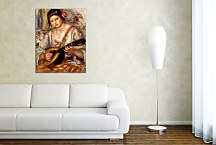 Girl with a mandolin Obraz  Renoir zs18075