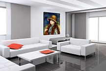 Girl with a straw hat Obraz  Renoir zs18076