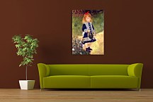 Girl with a Watering Can Obraz  Renoir zs18077