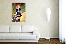 Girl with a Watering Can Obraz  Renoir zs18077