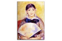 Girl with a Fan Obraz  Renoir zs18079