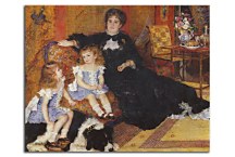 Madame Georges Charpentier and her Children Reprodukcia Renoir zs18095