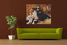 Madame Georges Charpentier and her Children Reprodukcia Renoir zs18095