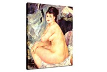 Nude Seated on a Sofa Reprodukcia Renoir zs18098